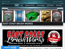 Tablet Screenshot of eastcoastbrushworks.com